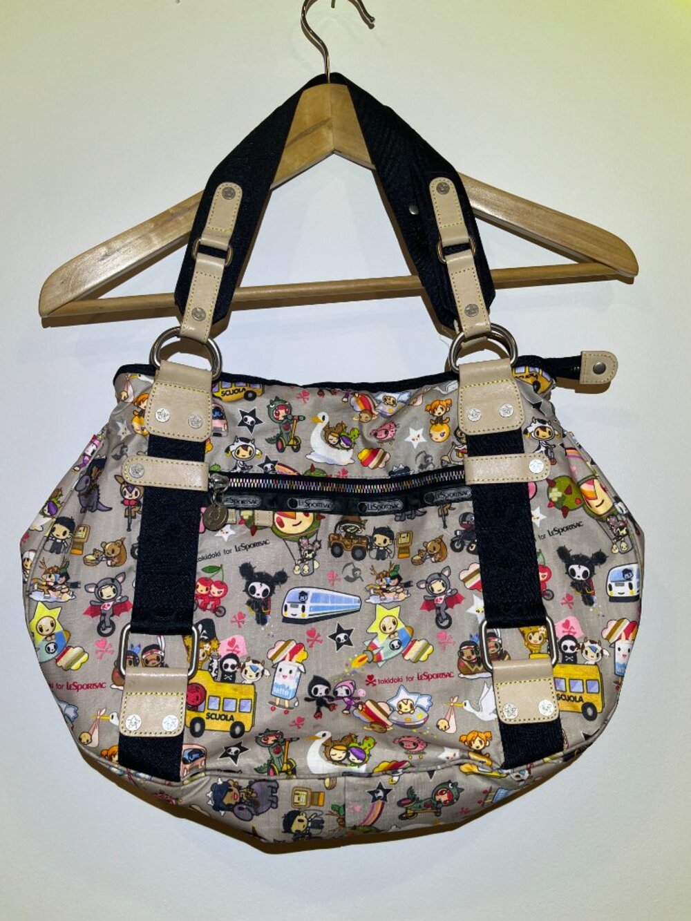 Tokidoki x LeSportsac Zucca Shoulder Bag Trasporto Print y2k kawaii